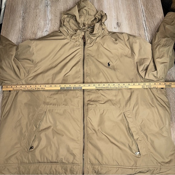 Polo Ralph Lauren Men’s Bomber Jacket With Hoodie Weather Protection Lined 4XB - Picture 15 of 16